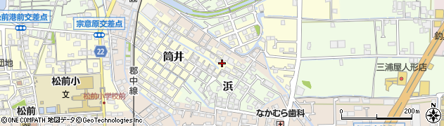愛媛県伊予郡松前町筒井1056周辺の地図