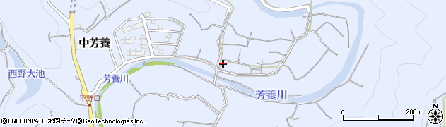 和歌山県田辺市中芳養2411周辺の地図
