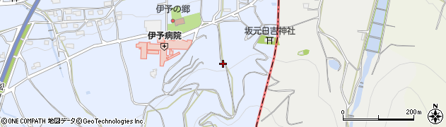 愛媛県伊予市八倉1021周辺の地図