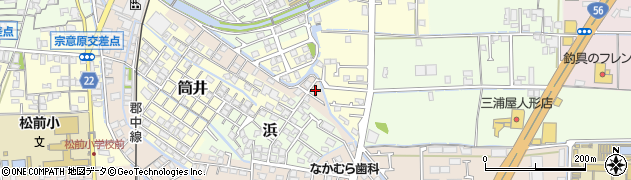 愛媛県伊予郡松前町北黒田554周辺の地図