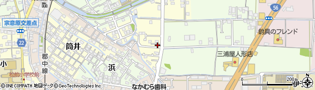 愛媛県伊予郡松前町筒井1034周辺の地図