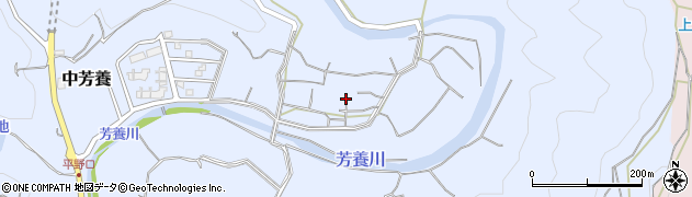 和歌山県田辺市中芳養2381周辺の地図