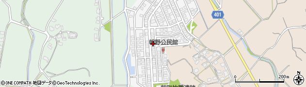 福岡県宗像市朝野252周辺の地図