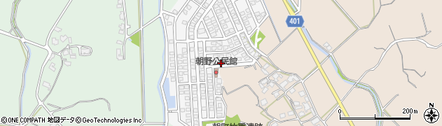福岡県宗像市朝野229周辺の地図