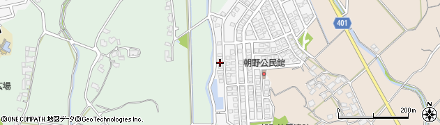 福岡県宗像市朝野285周辺の地図