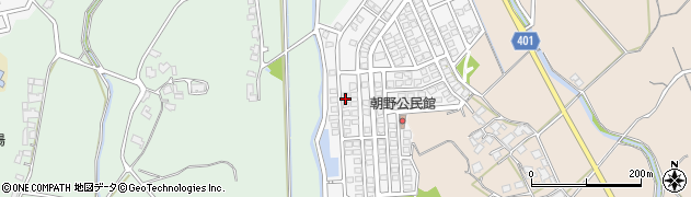福岡県宗像市朝野274周辺の地図