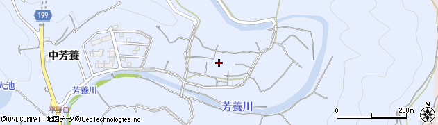 和歌山県田辺市中芳養2380周辺の地図