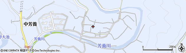 和歌山県田辺市中芳養2392周辺の地図