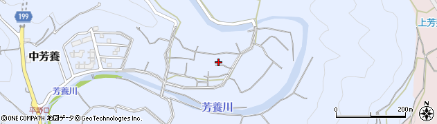 和歌山県田辺市中芳養2374周辺の地図