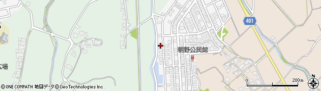 福岡県宗像市朝野284周辺の地図