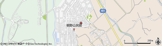 福岡県宗像市朝野222周辺の地図