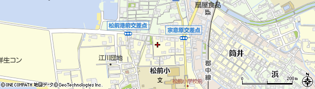 愛媛県伊予郡松前町筒井1156周辺の地図