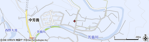 和歌山県田辺市中芳養2144周辺の地図