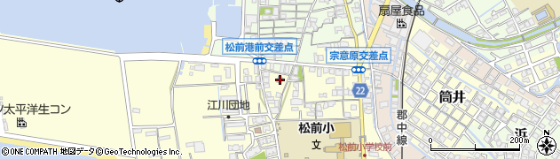 愛媛県伊予郡松前町筒井1240周辺の地図