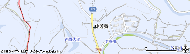 和歌山県田辺市中芳養2189周辺の地図