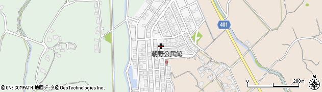 福岡県宗像市朝野215周辺の地図