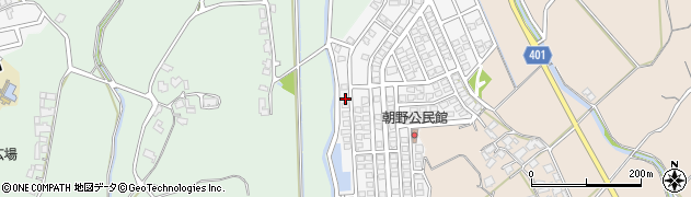 福岡県宗像市朝野283周辺の地図