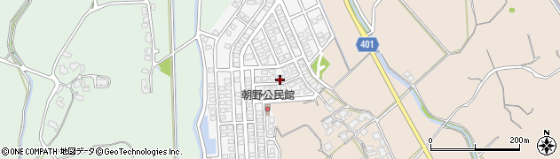 福岡県宗像市朝野218周辺の地図