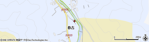 福岡県北九州市小倉南区春吉391周辺の地図