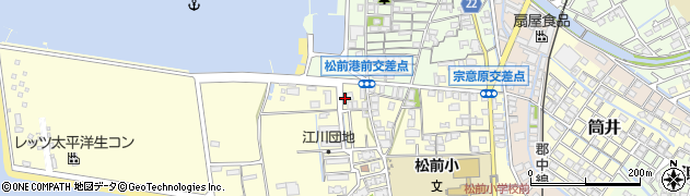 愛媛県伊予郡松前町筒井521周辺の地図