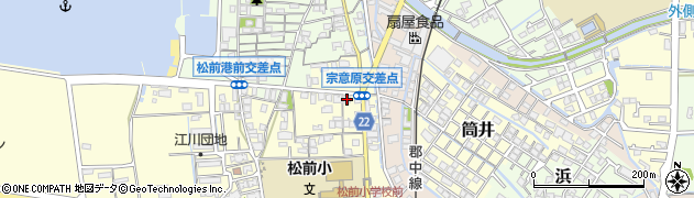 愛媛県伊予郡松前町筒井1131周辺の地図