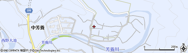 和歌山県田辺市中芳養2399周辺の地図
