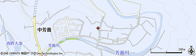 和歌山県田辺市中芳養2146周辺の地図
