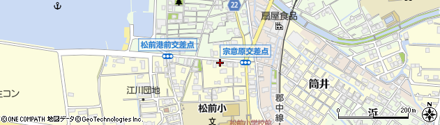 愛媛県伊予郡松前町筒井1128周辺の地図