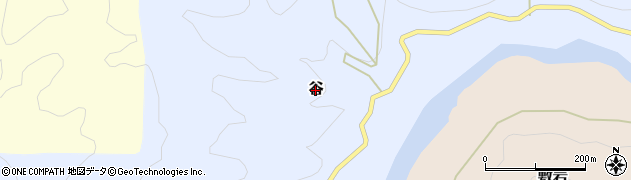 高知県大豊町（長岡郡）谷周辺の地図
