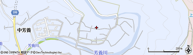 和歌山県田辺市中芳養2301周辺の地図