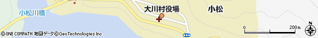高知県土佐郡大川村周辺の地図