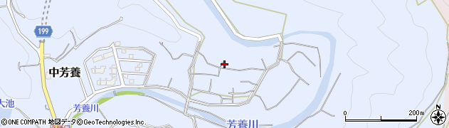 和歌山県田辺市中芳養2298周辺の地図