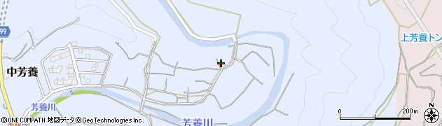 和歌山県田辺市中芳養2322周辺の地図