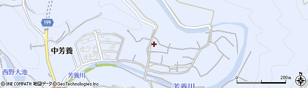 和歌山県田辺市中芳養2404周辺の地図