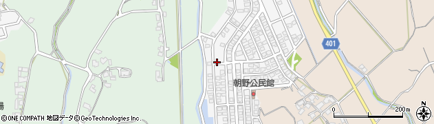 福岡県宗像市朝野194周辺の地図
