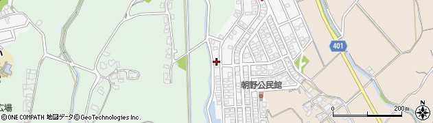 福岡県宗像市朝野281周辺の地図