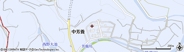 和歌山県田辺市中芳養2117周辺の地図