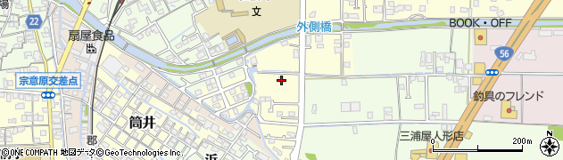 愛媛県伊予郡松前町筒井1028周辺の地図