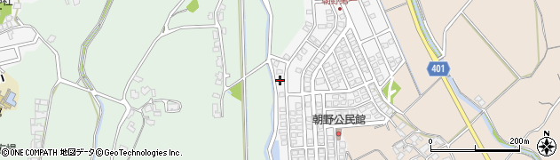福岡県宗像市朝野280周辺の地図