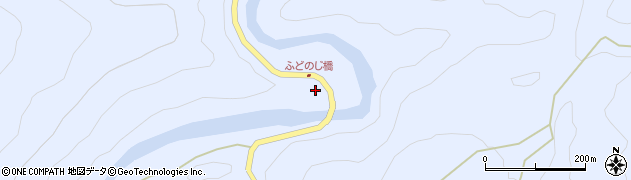 徳島県那賀町（那賀郡）海川（カケイ）周辺の地図
