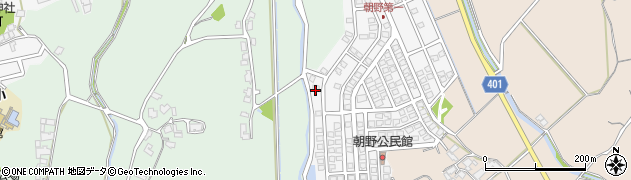 福岡県宗像市朝野279周辺の地図