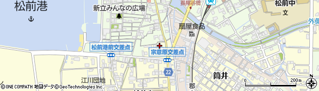 愛媛県伊予郡松前町筒井1103周辺の地図