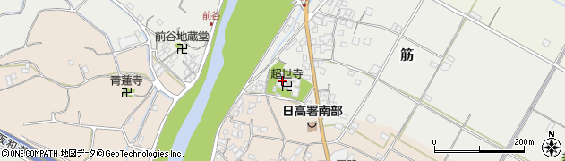 超世寺周辺の地図