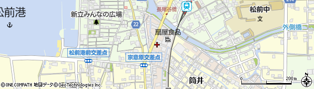 ＪＡ松山市松前周辺の地図