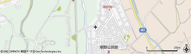 福岡県宗像市朝野199周辺の地図