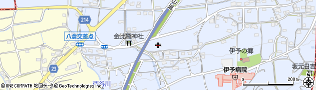 愛媛県伊予市八倉746周辺の地図