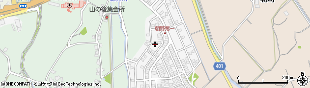 福岡県宗像市朝野146周辺の地図