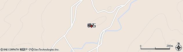 徳島県那賀町（那賀郡）横石周辺の地図