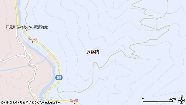 〒781-3622 高知県長岡郡本山町沢ケ内の地図