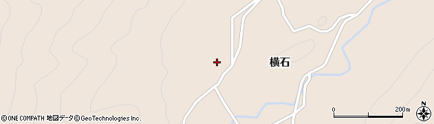 徳島県那賀町（那賀郡）横石（上傍示）周辺の地図